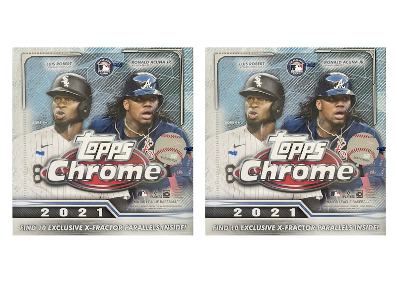 Buy 2021 Topps Chrome Baseball Mega Box 2x Lot