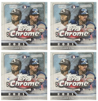 2021 Topps Chrome Baseball Mega Box 4x Lot Buy 2021 Topps Chrome Baseball Mega Box 4x Lot