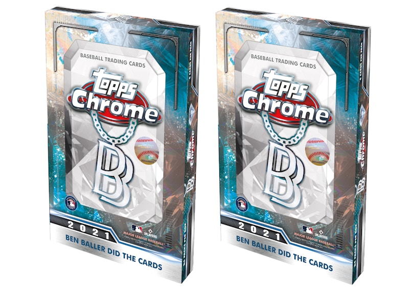 2021 Topps Chrome Ben Baller Baseball Hobby Box 2x Lot