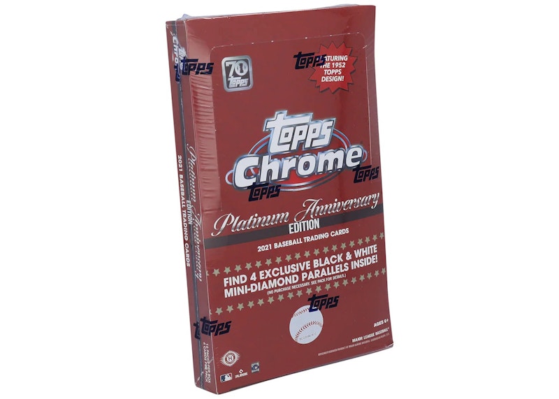2021 Topps Chrome Platinum Anniversary Baseball Hobby Lite Box
