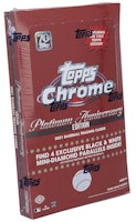 2021 Topps Chrome Platinum Anniversary Baseball Hobby Lite Box 2021 Topps Chrome Platinum Anniversary Baseball Hobby Lite Box