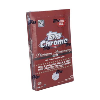 2021 Topps Chrome Platinum Anniversary Baseball Hobby Lite Box