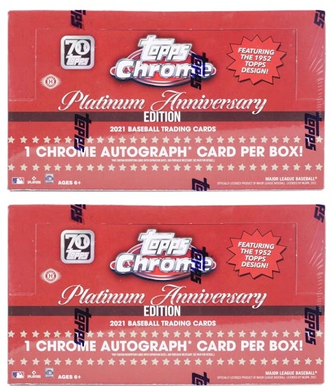 2021-topps-chrome-platinum-anniversary-baseball-hobby-box-2x-lot