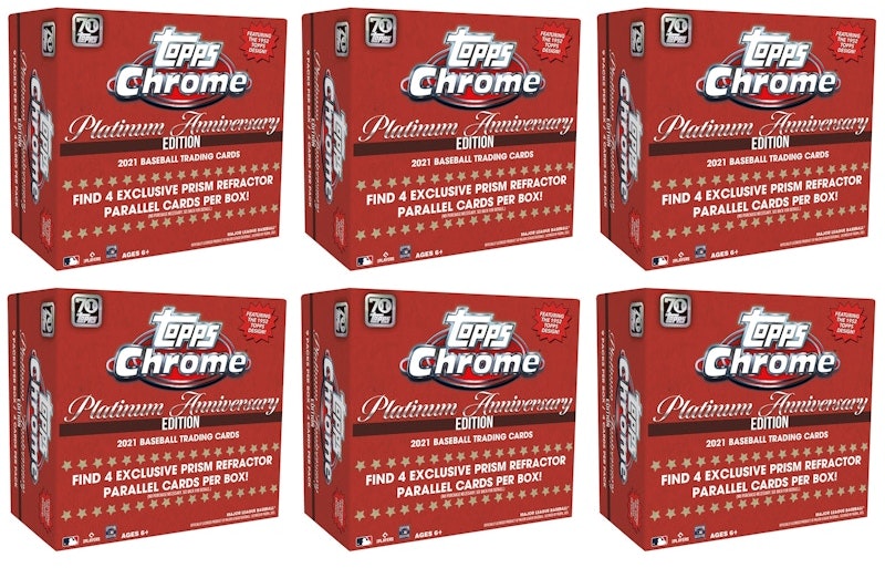 2021-topps-chrome-platinum-anniversary-baseball-mega-box-6x-lot