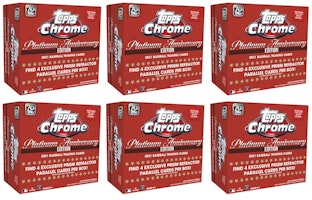 2021 Topps Chrome Platinum Anniversary Baseball Mega Box 6x Lot 2021 Topps Chrome Platinum Anniversary Baseball Mega Box 6x Lot