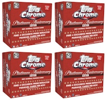 2021 Topps Chrome Platinum Anniversary Baseball Mega Box 4x Lot 2021 Topps Chrome Platinum Anniversary Baseball Mega Box 4x Lot