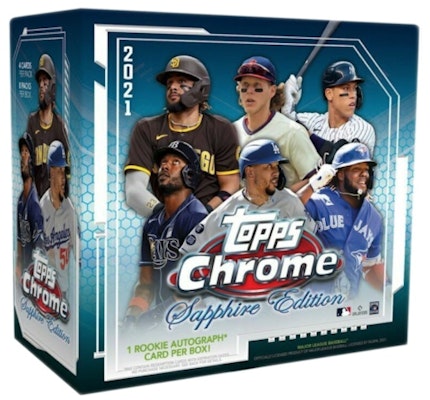 2021 Topps Chrome Sapphire Edition Baseball Box Buy 2021 Topps Chrome Sapphire Edition Baseball Box