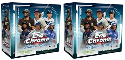 2021 Topps Chrome Sapphire Edition Baseball Box 2x Lot 2021 Topps Chrome Sapphire Edition Baseball Box 2x Lot