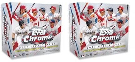 2021 Topps Chrome Update Baseball Mega Box 2x Lot 2021 Topps Chrome Update Baseball Mega Box 2x Lot