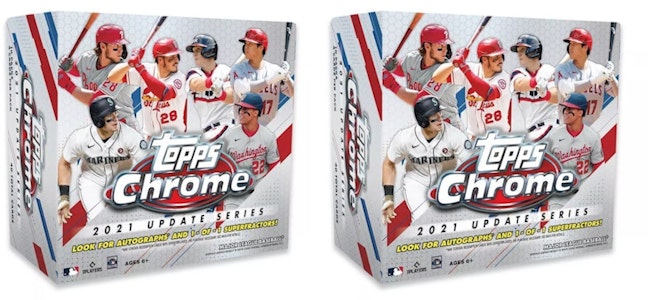 2021 Topps Chrome Update メガボックス 2個セット
Buy 2021 Topps Chrome Update メガボックス 2個セット