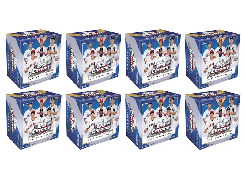 2021 Topps Chrome Update Sapphire Edition Baseball Box 8x Lot