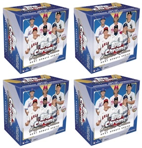 2021年Topps Chrome更新版藍寶石特別版棒球卡盒4盒組 Buy 2021年Topps Chrome更新版藍寶石特別版棒球卡盒4盒組