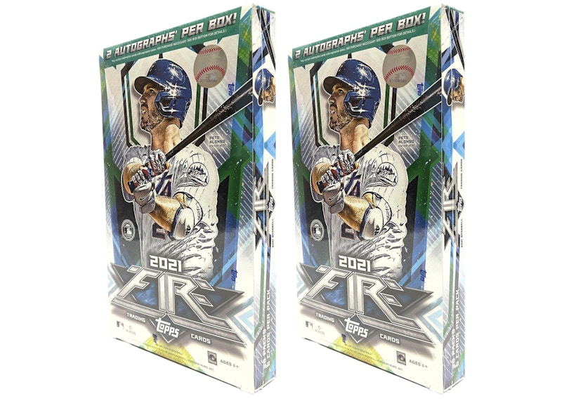 Order 2021 Topps Fire野球ホビーBox 2個セット (2021 Topps Fire Yakyuu Hobby Box 2ko Setto)

