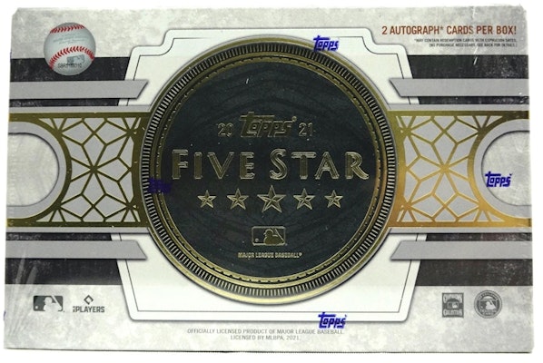 2021 Topps Five Star Baseball Hobby Box Buy 2021 Topps Five Star Baseball Hobby Box