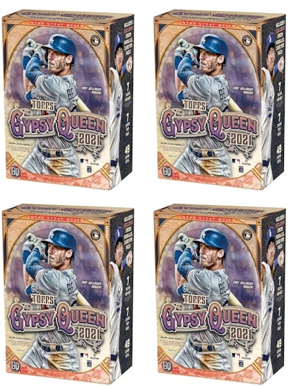 2021-topps-gypsy-queen-baseball-blaster-box-4x-lot