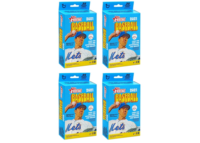 2021 Topps Heritage Baseball Hanger Box 4x Lot