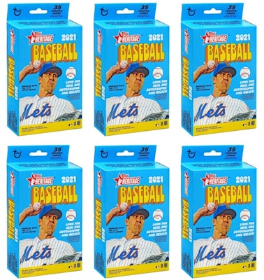 2021 Topps Heritage Baseball Hanger Box 6x Lot Buy 2021 Topps Heritage Baseball Hanger Box 6x Lot
