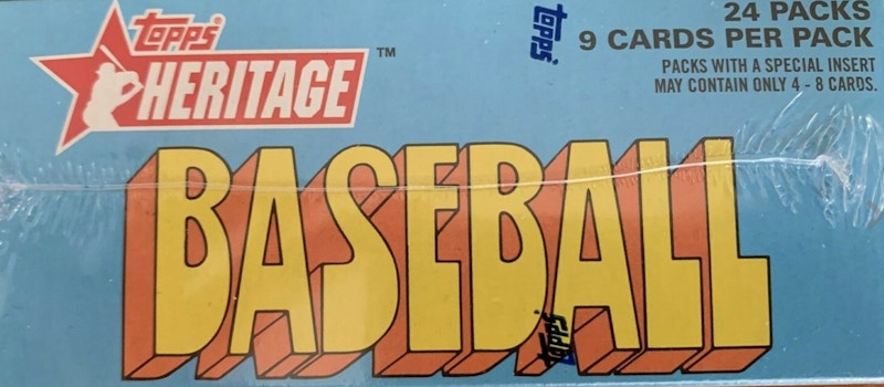 Order Kotak Hobi Baseball Topps Heritage 2021 (24 bungkus)