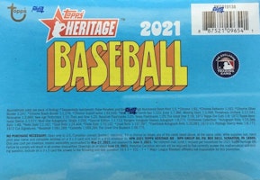 Caja Mega 2021 Topps Heritage Baseball Target 2x Lote (17 Paquetes). Order Caja Mega 2021 Topps Heritage Baseball Target 2x Lote (17 Paquetes).