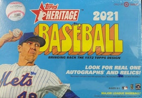 2021 Topps Heritage Baseball Target Mega Box (17 Packs) 2021 Topps Heritage Baseball Target Mega Box (17 Packs)