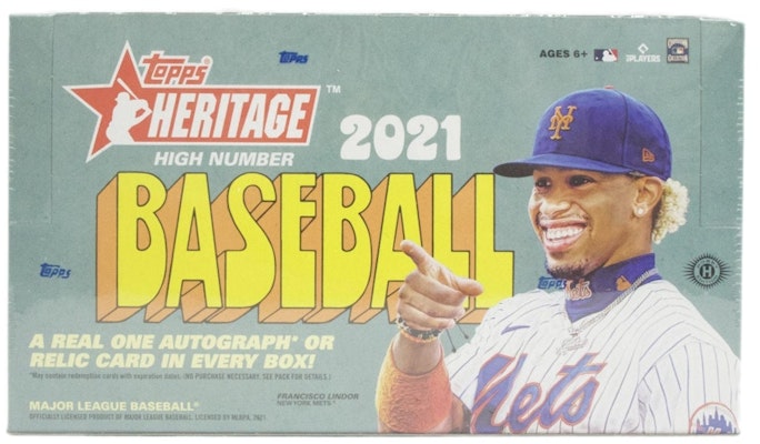 2021 Topps Heritage High Number Baseball Hobby Box Buy 2021 Topps Heritage High Number Baseball Hobby Box