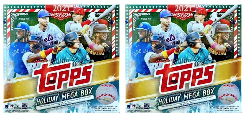 2021-topps-holiday-baseball-mega-box-2x-lot