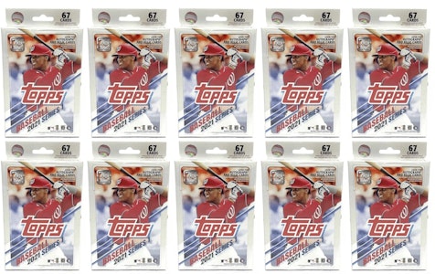 2021年Topps系列一棒球掛盒(簽名卡與藏品卡)10盒組 Buy 2021年Topps系列一棒球掛盒(簽名卡與藏品卡)10盒組