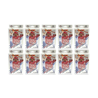 2021 Topps Series 1 Baseball Hanger Box (Autograph and Relic Cards) 10x Lot