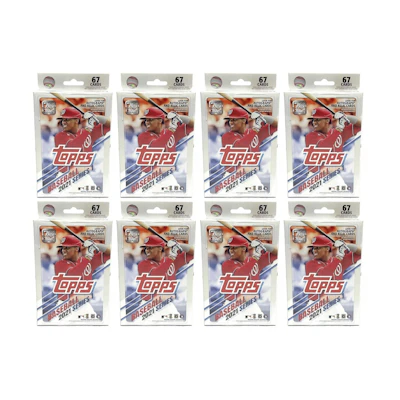 2021 Topps Series 1 Baseball Hanger Box (Autograph and Relic Cards) 8x Lot