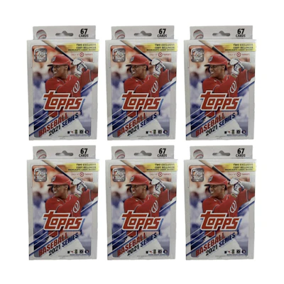2021 Topps Series 1 Baseball Target Hanger Box 6x Lot