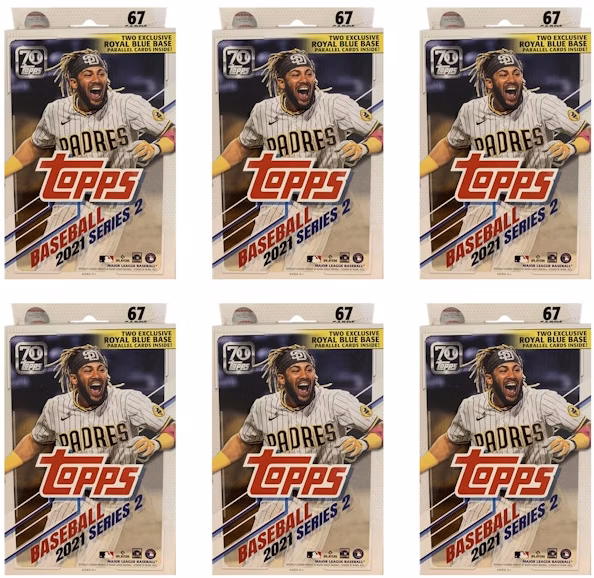 2021-topps-series-2-baseball-hanger-box-6x-lot