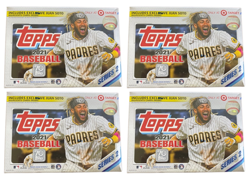 2021 Topps Series 2 Baseball Mega Box (Target Exclusive) 4x Lot