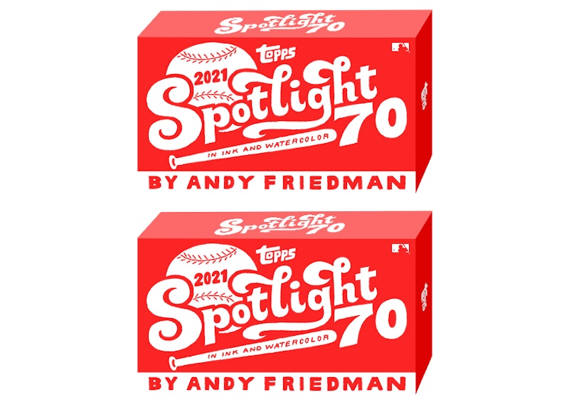 2021 Topps Spotlight 70 by Andy Friedman Baseball Box 2x Lot