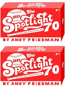2021 Topps Spotlight 70 by Andy Friedman 棒球盒 2盒套装 Buy 2021 Topps Spotlight 70 by Andy Friedman 棒球盒 2盒套装
