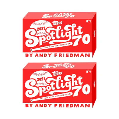 2021 Topps Spotlight 70 by Andy Friedman Baseball Box 2x Lot