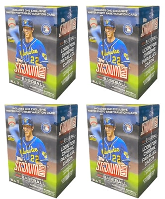 2021 Topps Stadium Club Baseball Blaster Box 4x Lot Buy 2021 Topps Stadium Club Baseball Blaster Box 4x Lot