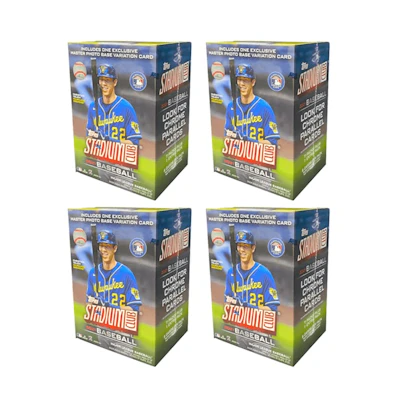 2021 Topps Stadium Club Baseball Blaster Box 4x Lot