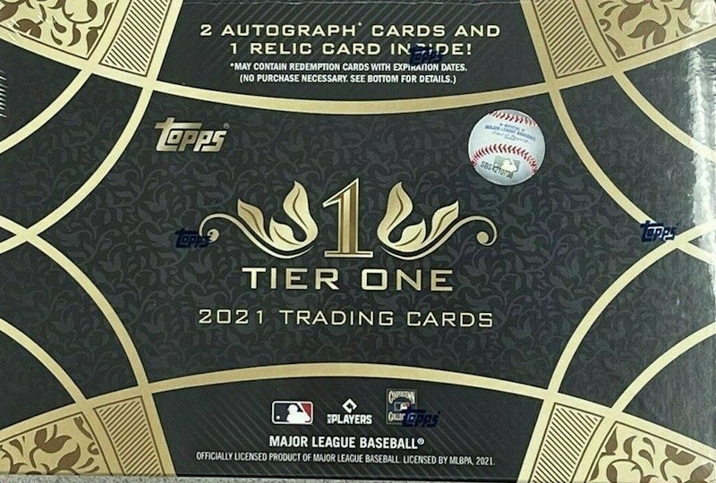 2021 Topps Tier One Baseball Hobby Box