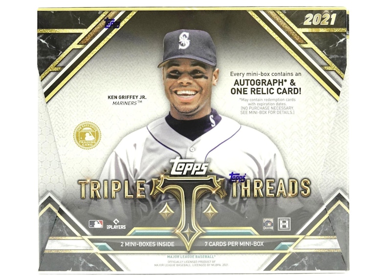 Buy 2021 Topps 三重線棒球收藏盒