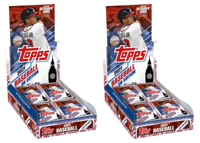 Buy 2021 Topps UK Edisi Bisbol Hobi Box 2x Lot