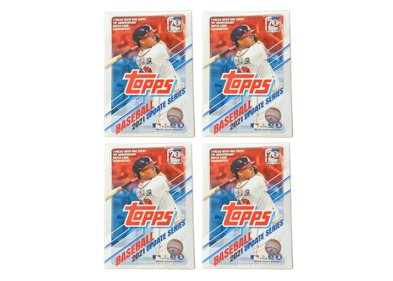 2021 Topps Update Series Baseball Blaster Box 4x Lot