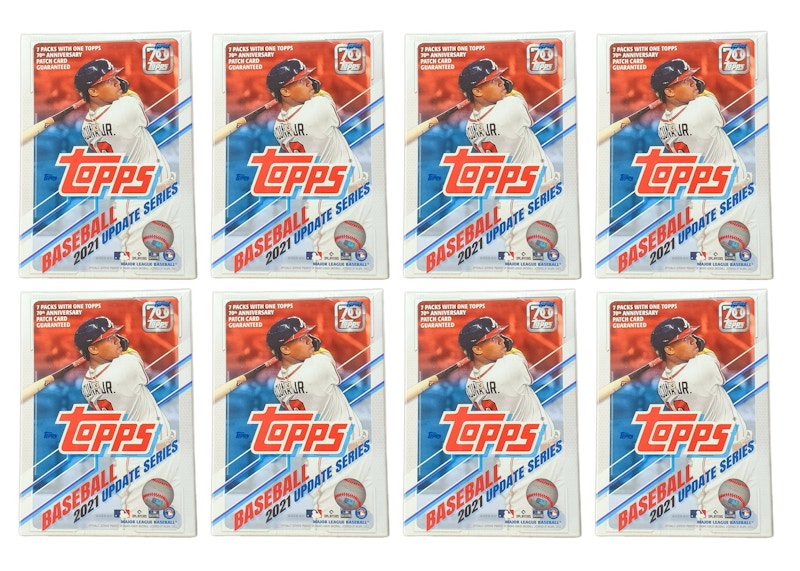2021 Topps Update Series Baseball Blaster Box 8x Lot
