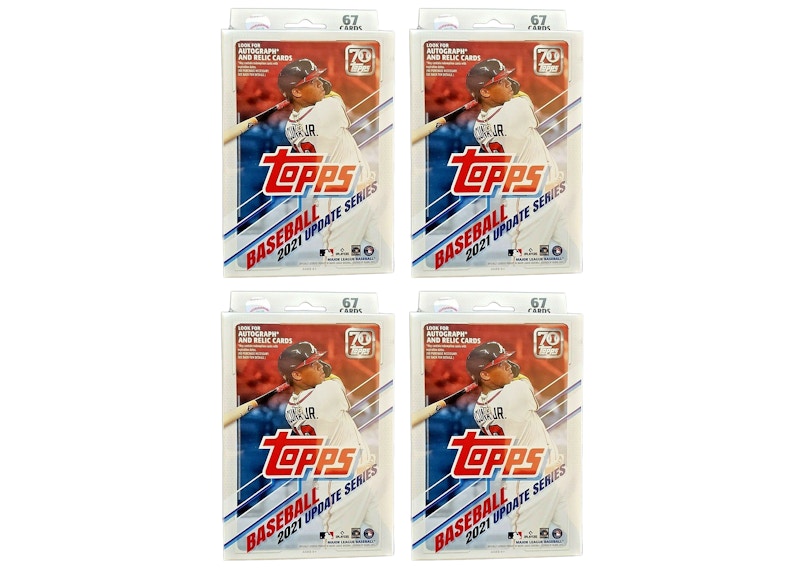 2021 Topps Update Series Baseball Hanger Box 4x Lot