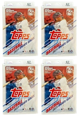 2021 Topps Update Series Baseball Hanger Box 4x Lot Buy 2021 Topps Update Series Baseball Hanger Box 4x Lot