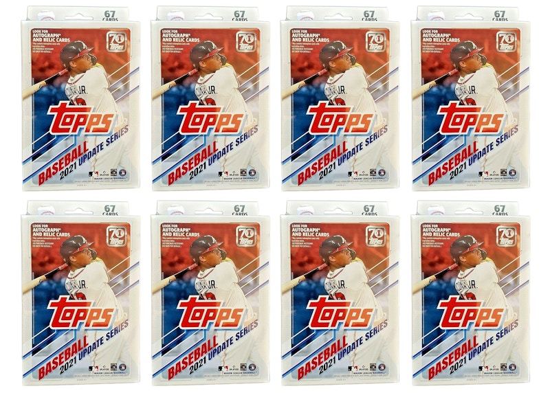 2021 Topps Update Series Baseball Hanger Box 8x Lot