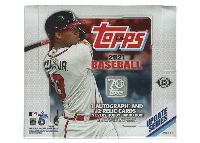 2021 Topps Update Series Baseball HTA Jumbo Box