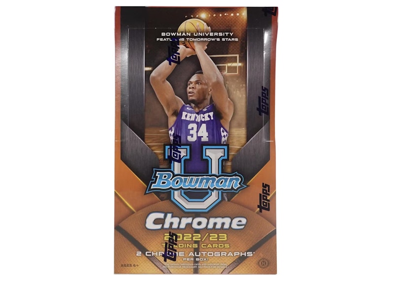 Buy 2022-23 보우만 대학 크롬 농구 하비 박스  
