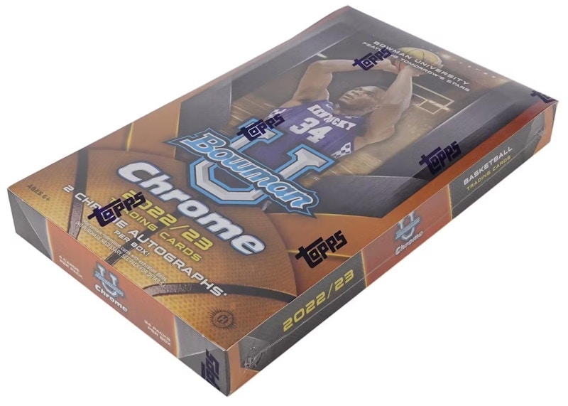 2022-23 Bowman University Chrome Basketball Hobby Box 圖 2