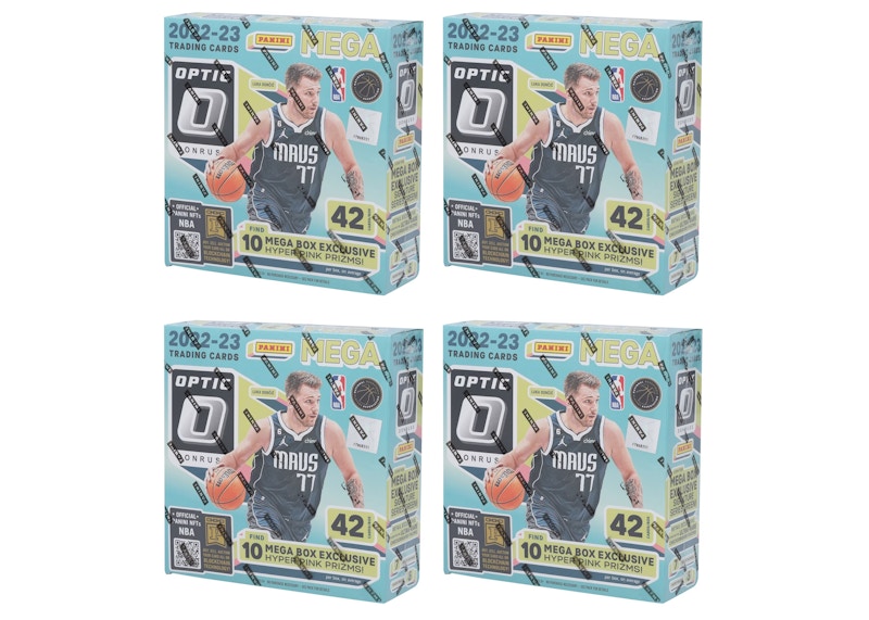 2022-23 Panini Donruss Optic Basketball Mega Box (Hyper Pink Prizms) 4x Lot