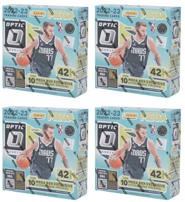 2022-23 Panini Donruss Optic Basketball Mega Box (Hyper Pink Prizms) 4x Lot Buy 2022-23 Panini Donruss Optic Basketball Mega Box (Hyper Pink Prizms) 4x Lot